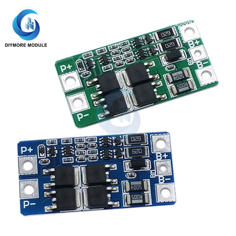 Lifepo4/Lithium BMS 2S 10A 8.4V 7.4V 18650 Battery Protection Board PCB PCM with Balance For Li-ion Lipo Pack Power Bank Charge ► Photo 1/6