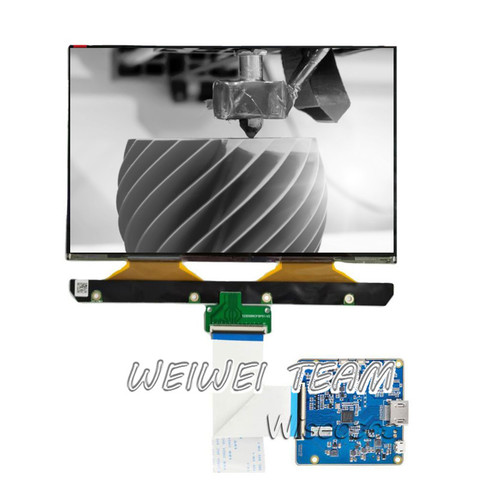 8.9 Inch 4k Monochrome LCD Panel 3d Printer Display for Kelant 4K monochrome s500 LCD mono Lcds Mipi Driver Board ► Photo 1/5