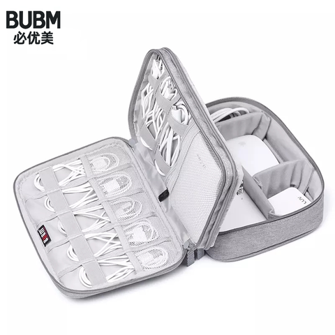 BUBM Universal External Hard Drive Case Cable Organizer Cases Electronics Accessories Bag for Hard Disk, USB Flash Drive ► Photo 1/6