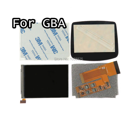 LCD Screen Replacement Kits for Nintend GBA backlight lcd screen 10 Levels High Brightness IPS LCD Screen For GBA Console ► Photo 1/6