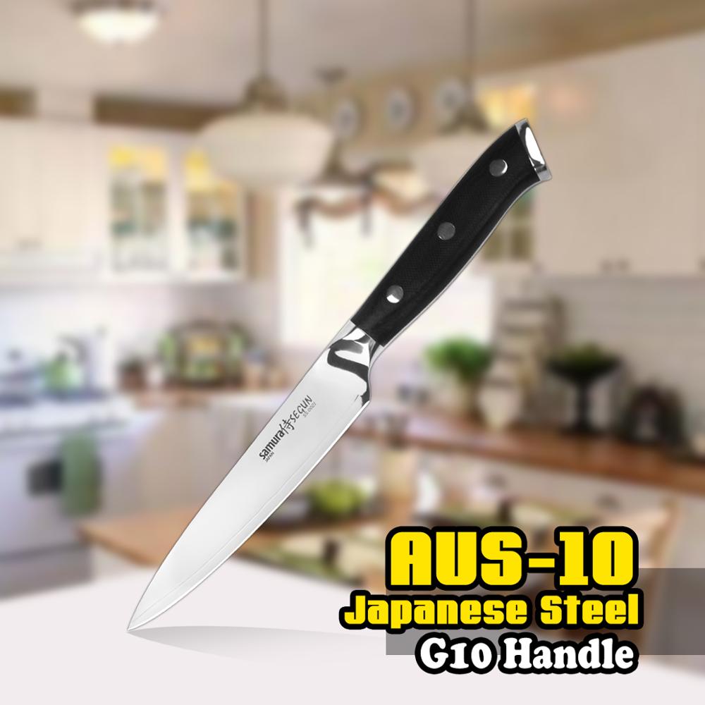XINZUO 3.5'' Japanese Style Utility Knife Ergonomic Ebony Handle German  1.4116 Stainless Steel Peeling Fruit Kitchen Chef Knife - AliExpress