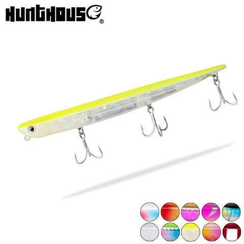 hunthouse sinking pencil fishing lures 2022 hard bait bay ruf manic stickbait lure long casting 99mm 18.5g 155mm 31.5g sea bass ► Photo 1/6