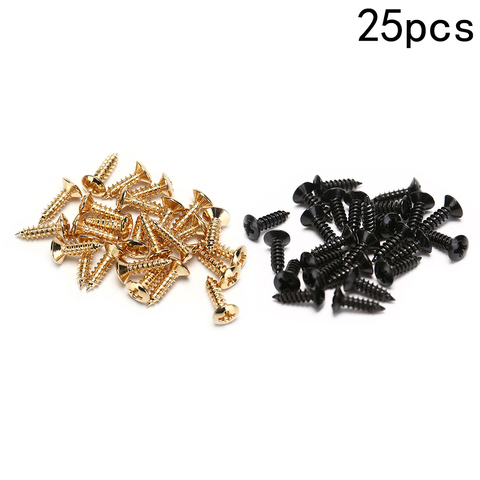 25Pcs Electric Guitar Screws For Pickguard Back Plate Mount DIY Luthier Tool ► Photo 1/4