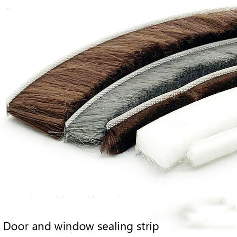 3Meters Brush Strip Self Adhesive Door Window Sealing Strip Home Door Window Sound Insulation Seal Film Door  Swal Weather Strip ► Photo 1/6
