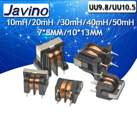 5Pcs/lot UU9.8 UF10.5 Common Mode Choke Inductor 10mH 20mH 30mH 40mH 50mH For Filter Pitch 7*8mm 10X13mm ► Photo 1/3