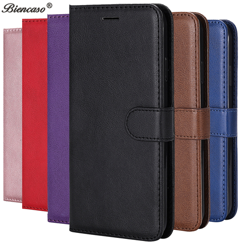 Leather Flip Wallet Case For Sony Xperia 10 1 II XA2 XA1 XA Ultra XZ4 XZ3 XZ2 Premium XZ1 Compact XZ E5 E6 L1 L2 L3 L4 Cover ► Photo 1/6