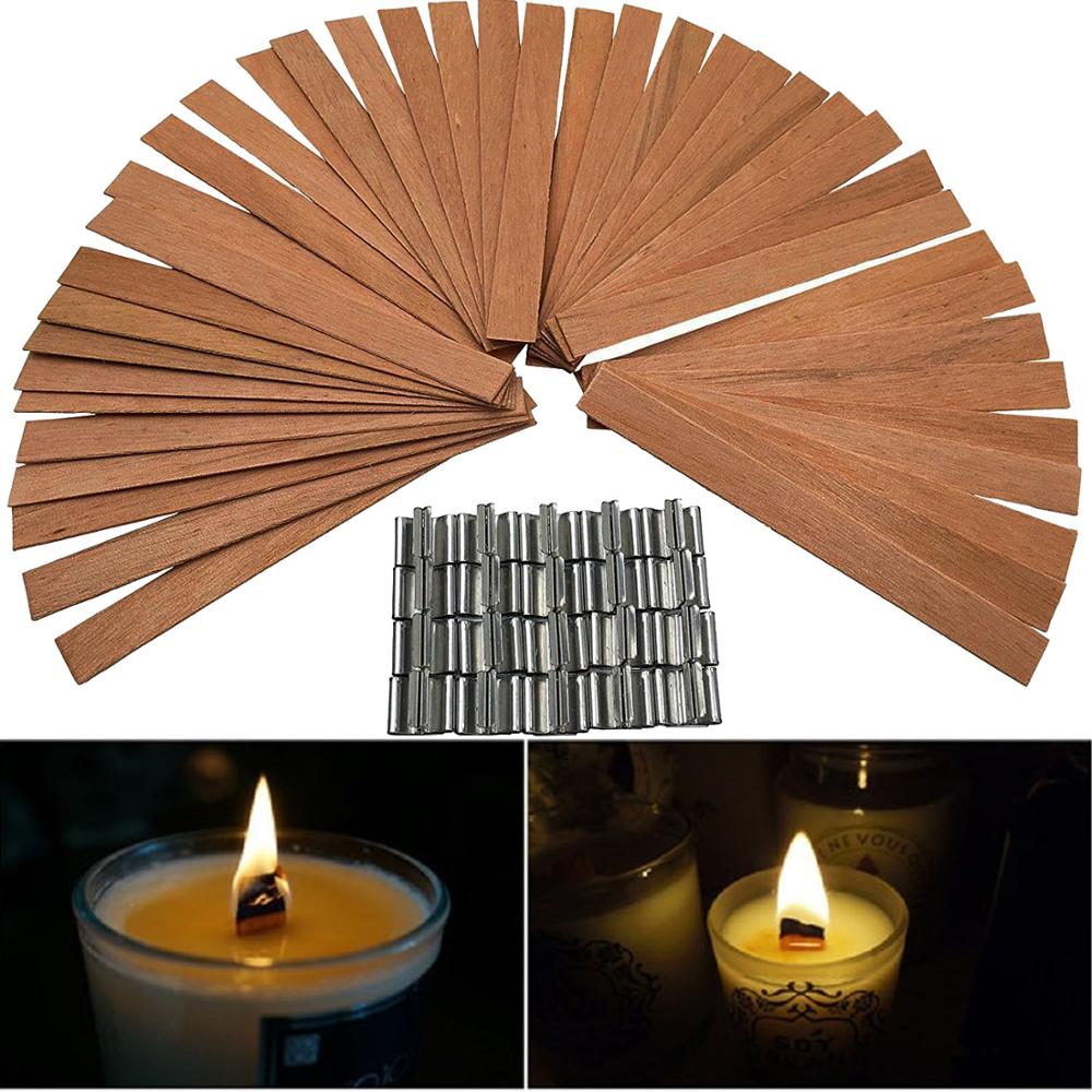 Wooden Candle Making Supplies Tools  Best Wooden Wicks Soy Candles -  Candle Wicks - Aliexpress