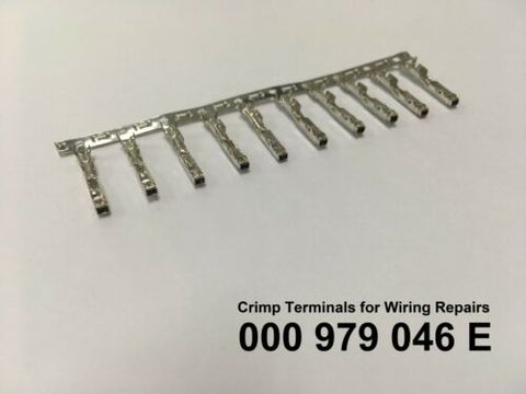 50/100pcs/lot Wiring Crimp Repair Terminals Pins For Repair 0.5mm2 Wire For VW Audi Skoda VAG 000979046E ► Photo 1/1