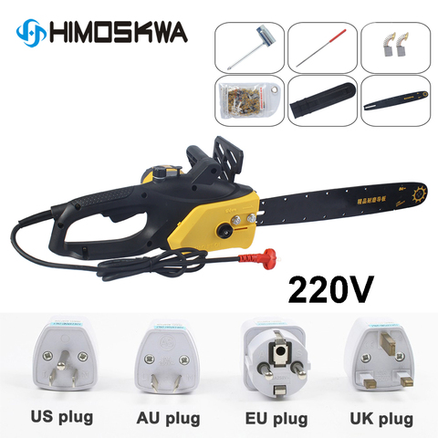Chainsaw sawing household high-power 2200w multi-function plug-in electric chainsaw 220V ► Photo 1/6