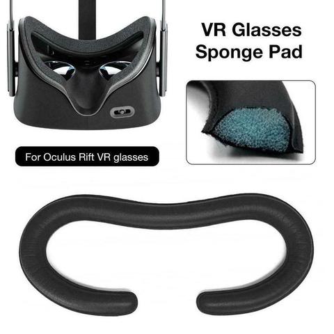 Foam Replacement Eye Pad For Oculus Rift Cv1 Headset Foam Black Accessories Cover Reality Vr Pu Virtual Leather J6K0 ► Photo 1/6