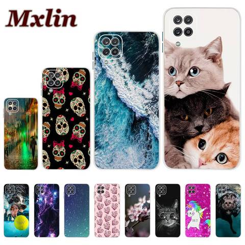 For Samsung Galaxy A12 Case Phone Cover Silicon Soft TPU Back Cases For Samsung A12 Case 2022 Fashion Bumper A 12 6.5