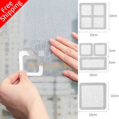 15pcs Fix Net Window Home Adhesive Anti Mosquito Fly Bug Insect Repair Screen Wall Patch Stickers Mesh Window Screen ► Photo 1/6