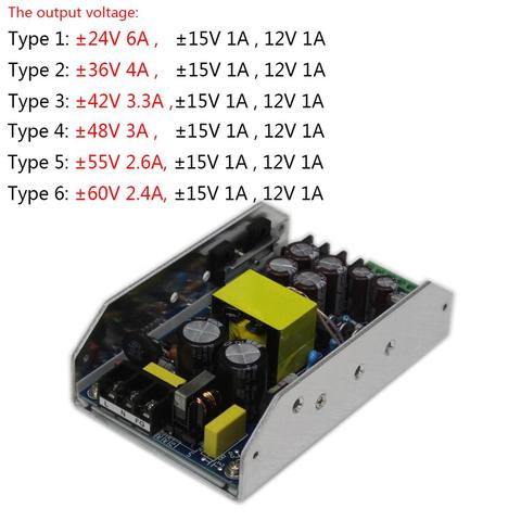 300W PSU Digital Amplifier Power Supply Class A Class AB PSU 5 Sets +- Output ±24V 30V 36V 42V 48V 55V 60V 15V Single DC12V ► Photo 1/3
