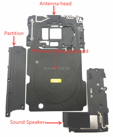 Four-piece Maintenance Fittings suit For Samsung Galaxy S8 Wireless charging board Sound speaker partition antenna head parts ► Photo 1/1