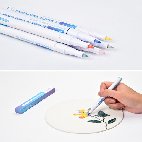 Ceramic watercolor pen pottery pottery underglaze Needle pen pottery painting pen DIY hand-painted tool hook line pen ► Photo 1/5