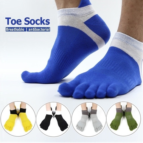 1 Pair Socks Sports Hot Selling Mens 5 Toe Socks Cotton Breathable Finger Sports Socks ► Photo 1/6