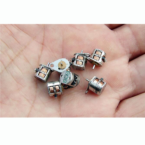 Straight shot import ultra-small diameter 6.5MM high 6MM micro stepper motor motor 2 phase 4 wire ► Photo 1/5