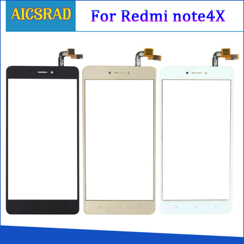 5.5'' Phone Touch Screen Glass For Xiaomi Redmi Note 4X Digitizer Panel Front Glass Touch Screen TouchScreen Sensor Adhesive ► Photo 1/4