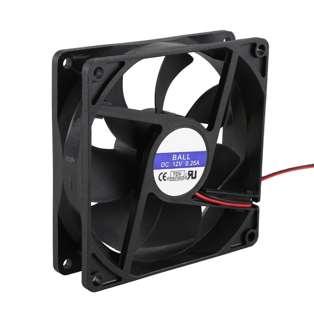 Hot sale! 92mm x92mm x 25mm DC 12V 2Pin 65.01CFM Computer Case CPU ...