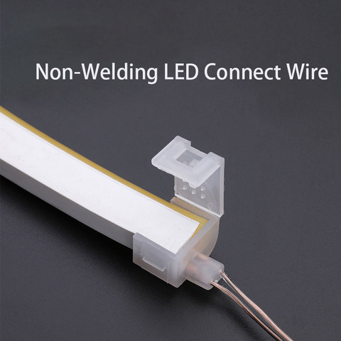 12V Non-Welding LED Connect Wire Neon LED Strips Mid Connection Connectors Flexible LED Strip Installation Accessories ► Photo 1/6