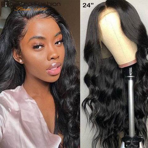 Rebecca 180% Lace Front Human Hair Wigs 30 Inch 13X4 Pre Plucked Remy Brazilian Body Wave 360 Lace Frontal Wigs With Baby Hair ► Photo 1/6