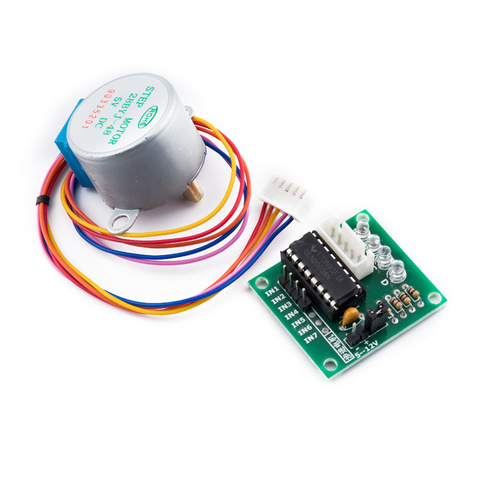 28BYJ-48 5V 4 Phase DC Gear Stepper Motor + ULN2003 Driver Board for arduino DIY Kit ► Photo 1/3