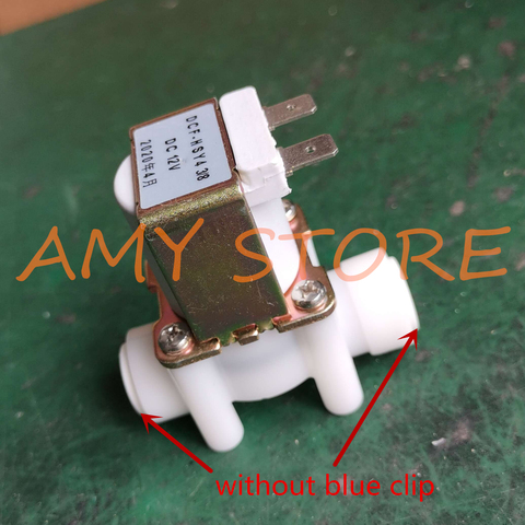 Water Inlet Valve AC220V 12V 24VDC NO NC Plastic Solenoid Valve 1/4