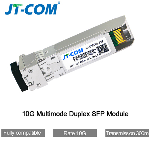 10G SFP+ duplex LC SFP Module Multi-Mode 850nm 300m  SFP-10G-SR with Cisco/Mikrotik/Huawei Switch Full Compatible ► Photo 1/6
