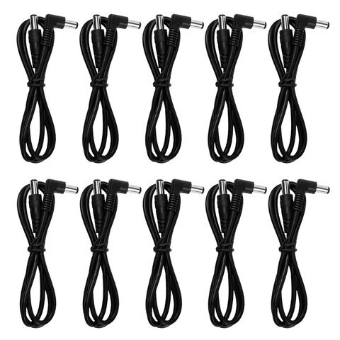 2 4 6 8 10 PCS Guitar Pedal Power Cord DC 5.5 x 2.1mm Cables Electric Guitars Accessories ► Photo 1/6