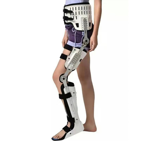 Knee Ankle Foot Orthosis KAFO Rehabilitation Equipment Fixed Brace Orthopedic Instrument Fracture Support For Right leg - intl ► Photo 1/6