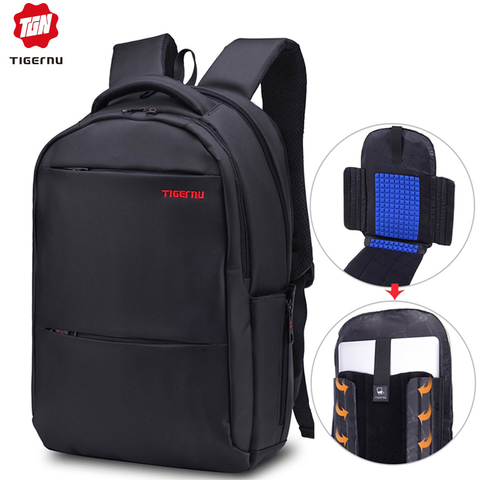 Women Men's Backpack Tigernu Brand Large Capacity 17inch laptop Backpack men Casual Business mochila bag School backpack ► Photo 1/6