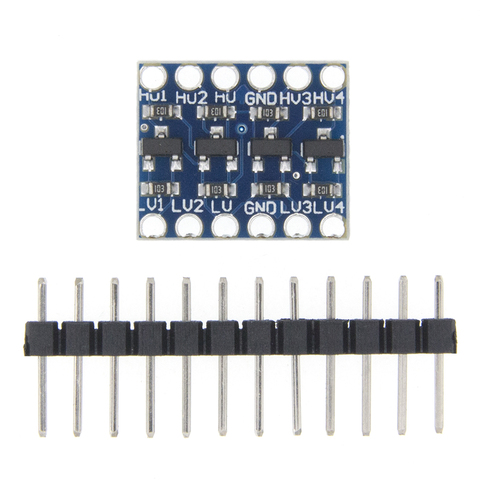 10pcs 4 channel IIC I2C Logic Level Converter Bi-Directional Module 5V to 3.3V ► Photo 1/6