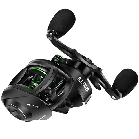 2000 Series Baitcasting Reel High Speed 8:1:1 Gear Ratio 17+1BB Fresh/Saltwater Magnetic Brake System Ultralight Fishing Reel ► Photo 1/6