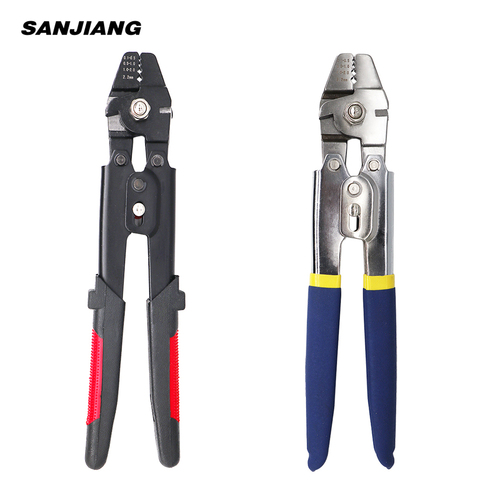 Wire Rope Crimping Tool Fishing Crimping Tool With 150Pcs 1.2/1.5/2mm Aluminum Double Barrel Ferrule Crimping Loop Sleeve Kit ► Photo 1/6
