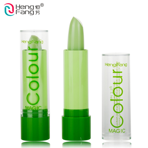 1Pc Magic Colour Temperature Change Color Lip balm Moisture Anti-aging Protection Lips 3.2g Makeup Brand HengFang #H114 ► Photo 1/5