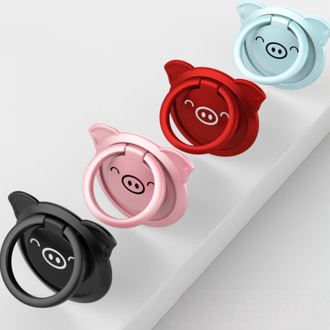 Spin Rotatable Thin Magnet Finger Ring Mobile Metal Phone Holder for Magnetic Smartphone Stand for IPhone All Phone ► Photo 1/6