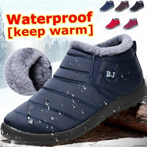 Women Snow Boots Plush New Warm Ankle Boots for Women Winter Boots Waterproof Women Boots Female Winter Shoes Women Booties ► Photo 1/6