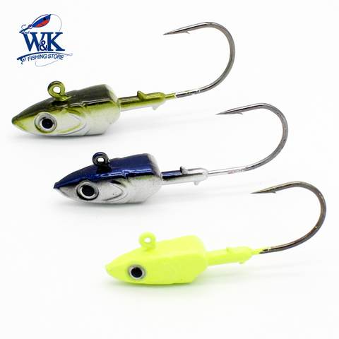 Hot-Sale Jig Hook 40g 6/0 Soft Fishing Lure Jig Head Tackle Pesca Hook Walleye Zander Amberjack Hooks Jig Head ► Photo 1/6