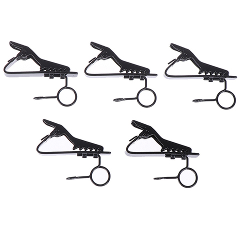 5pcs Microphone iron clip tie clip mic lapel collar clip microphone accessories ► Photo 1/6