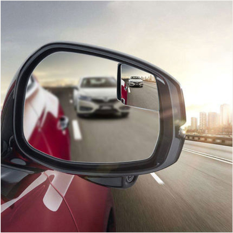 1 Pair Car 360 Degree Framless Blind Spot Mirror Wide Angle Sector Convex Mirror Sector Side Blindspot Rearview Parking Mirror ► Photo 1/6