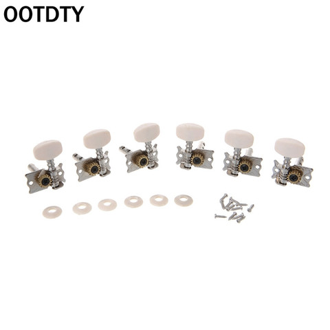 OOTDTY 6pcs Classical Guitar Tuning Pegs Single Tuners Keys String Machine Heads Parts ► Photo 1/6