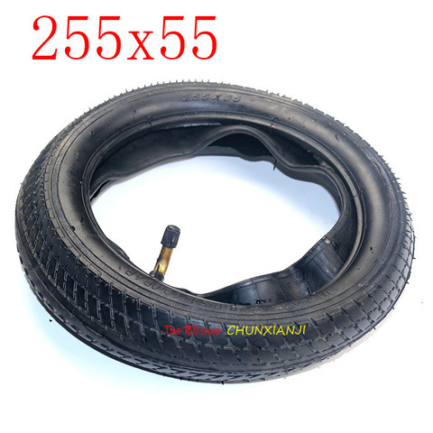 Lightning Shipment 255X55 Tyres and Inner Tube 255*55tyre for Children's Tricycle Baby Trolley Tires ► Photo 1/6