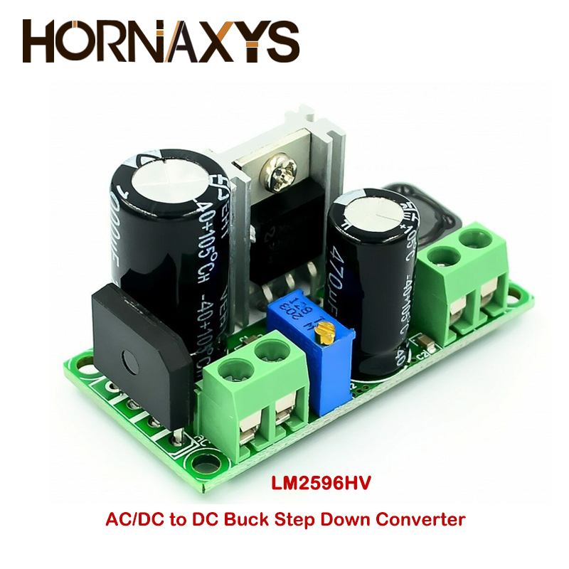 DC Converter LM2596HV CC/CV Adjustable Step Down Power Supply 5V 12V 24V 36V 48V 