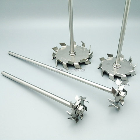 1set Laboratory 304 Stainless Steel Sawtooth Disc Stirrer, Dispersive disc Agitator with Stirring Rod ► Photo 1/6