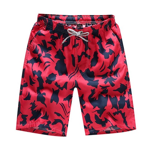 New 2022 Summer Men's Surf Board Floral Print Swimwears Swimming Beachwear Belt Jogging Running Quickk Dry Plus Size Shorts ► Photo 1/6