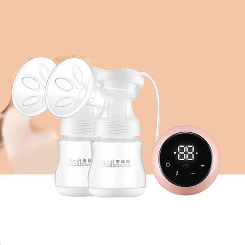 Smart Electric Breast Pump Unilateral Double Bilateral Breast Pump Manual Silicone Breast Pump Baby Breastfeeding Accessories ► Photo 1/6