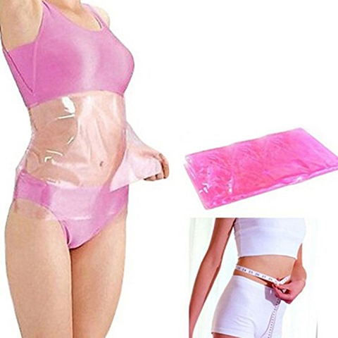 2PC Women Fat Burning Plastic Belt Body Lose Weight Sauna Firm Slimming Belt Waist Wrap Shaper For Body Leg Arm Belly Fitness ► Photo 1/6