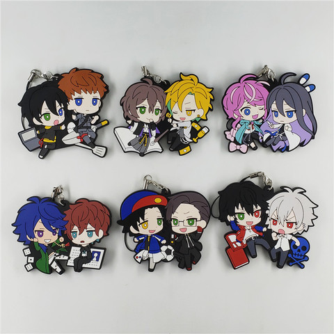 Division Rap Battle Anime Hypnosis Mic DRB DOPPO GIGOLO ill-DOC Jirou Ichiro Lawson Amemura Ramuda  Dice Rubber Strap Keychain ► Photo 1/1