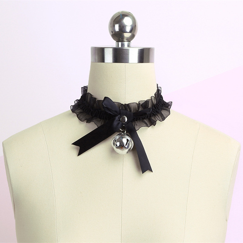 Heart Collar For Girls Goth Choker Black Leather Chocker Necklace Kawaii  Cute Bow Chocker Punk Jewelry - Necklace - AliExpress