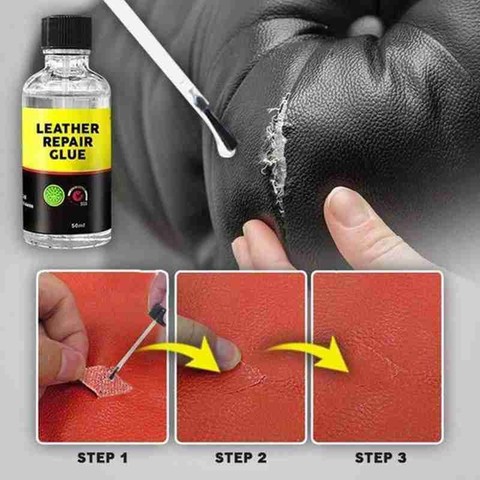 Leather Glue 30ml Leather Scratch Repair Soft Glue Incognito Transparent Washable Liquid Glue Leather Adhesive Glue ► Photo 1/6